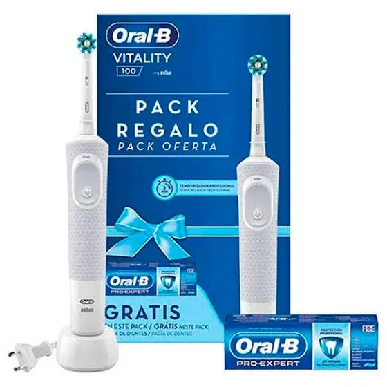 Factureerbaar tweedehands Populair Oral-B Vitality 100 Brushes + Complimentary Pro-Expert Bran 75 ml |  Cosmetic2Go.com