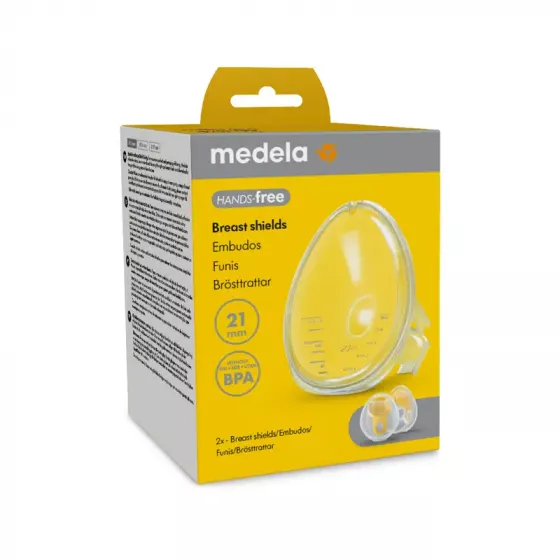 Medela Hands-Free Breast Shields 21mm x2
