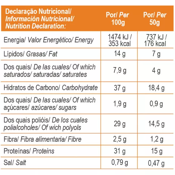 Gold Nutrition Multilayer Protein Bar Salted Caramel 50g