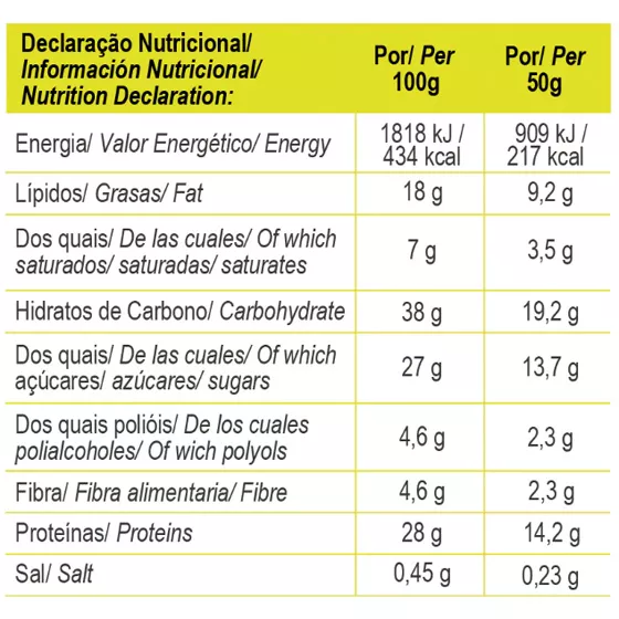 Gold Nutrition Total Protein Double Layer Bar Chocolate and Pistachio 50g