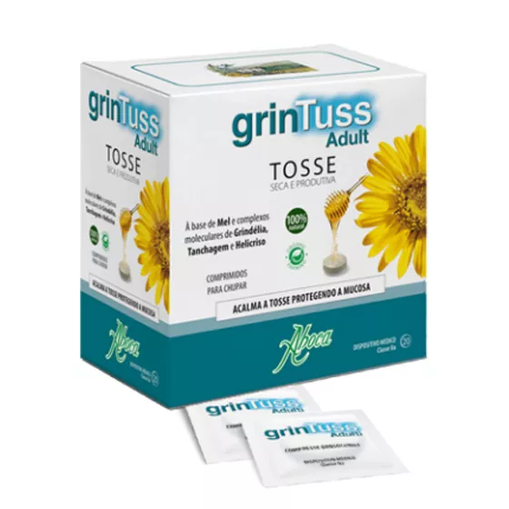 Grintuss Adult Dry and Productive Cough x20 Tablets
