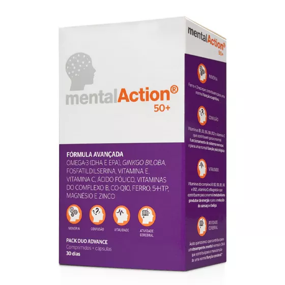 Mentalaction 50+ Tablets x30 + Capsules x30