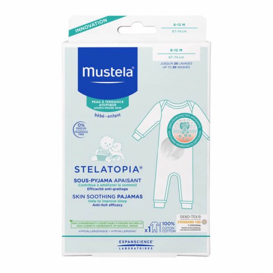 Mustela Drinks Skin Atopica Stelatopia Pijama Calmante 6 12m Cosmetic2go Com