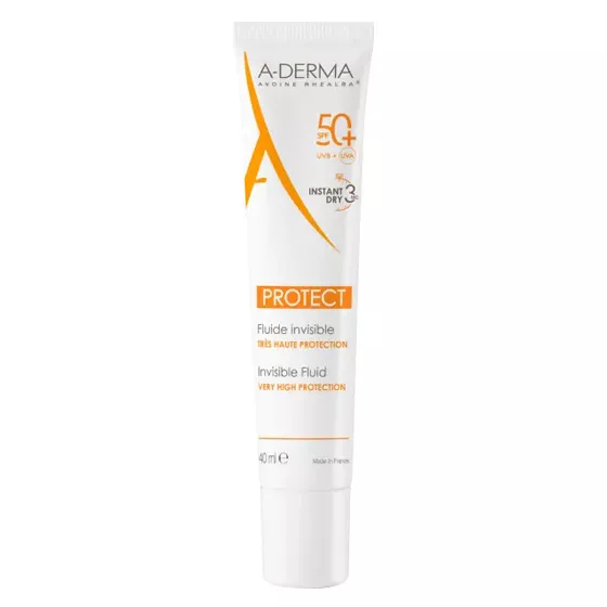A-Derma Protect Invisible Fluid Sunscreen SPF 50+ 40ml