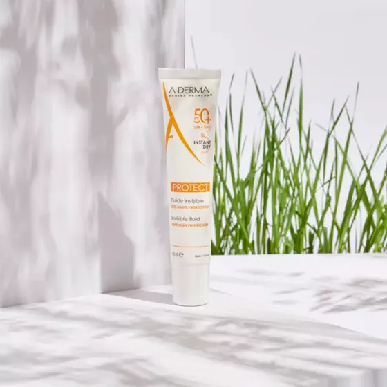 A-Derma Protect Invisible Fluid Sunscreen SPF 50+ 40ml