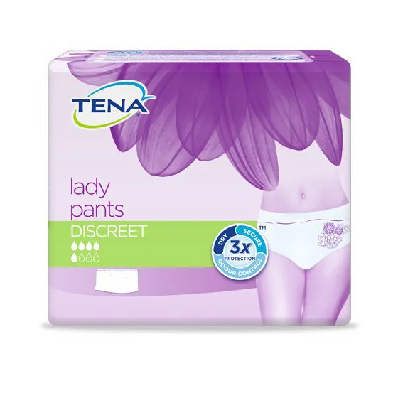 TENA® - 10 protective underwear discreet for women - Large Size Large  Packaging 4 packs of 10 units