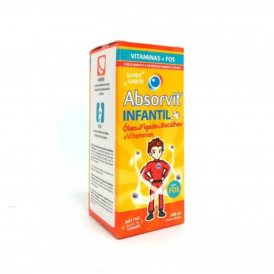 Absorvit Infantil Codfish Liver Oil + Vitamins Emulsion 300ml