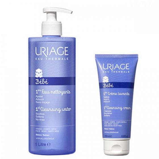 Uriage Baby 1ere Cleaning Water 1l With Offer 1ere Washing Cream 0 Ml Cosmetic2go Com