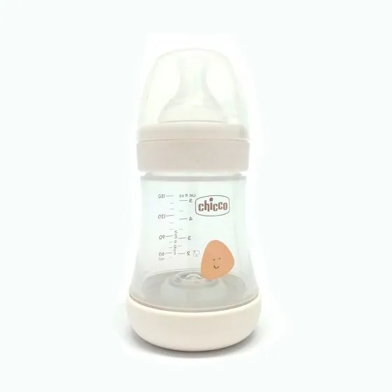 Chicco Feeding Bottle Perfect5 White 150ml Slow Silicone