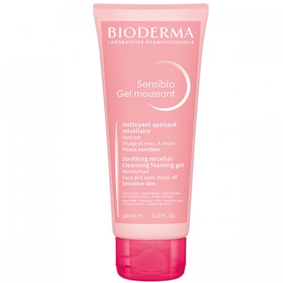 bioderma sensibio foaming facial cleansing gel
