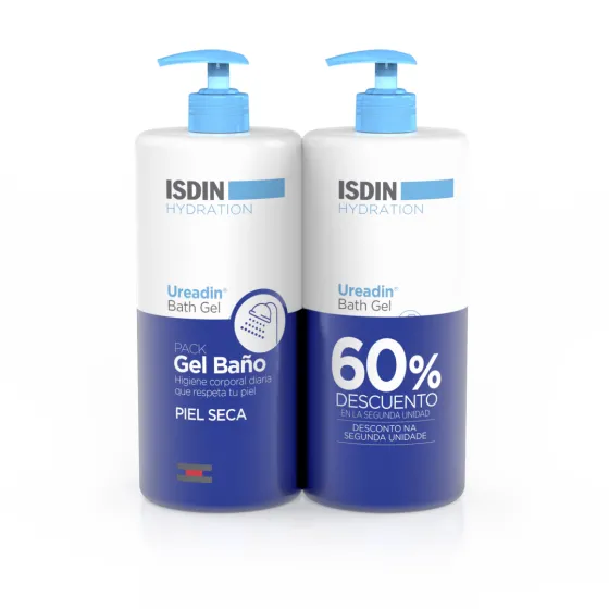 Isdin Ureadin Hydration Duo Soapless Shower Gel for Dry Skin 2x750ml