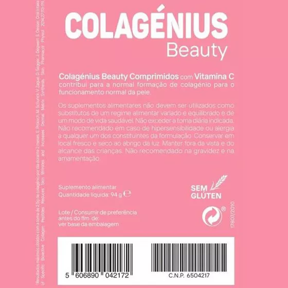 COLAGENIUS BEAUTY TABLETS X 90