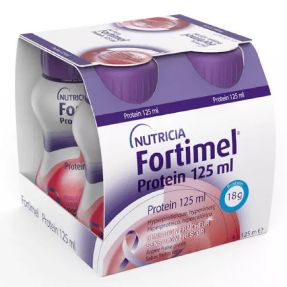 FORTIMEL COMPACT PROTEIN RED FRUITS 125ML X 4