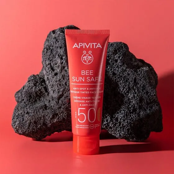 Apivita Bee Sun Safe Anti-Aging Cream SPF50 With Color 50ml