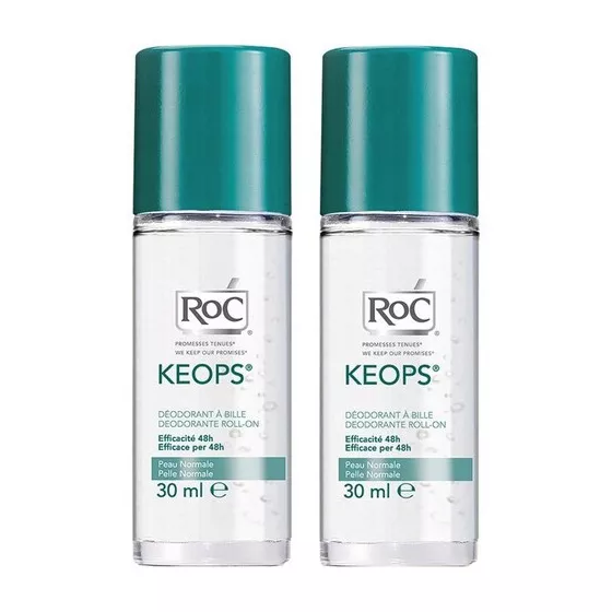 RoC Keops Roll-On Deodorant Normal Skin 2x30ml