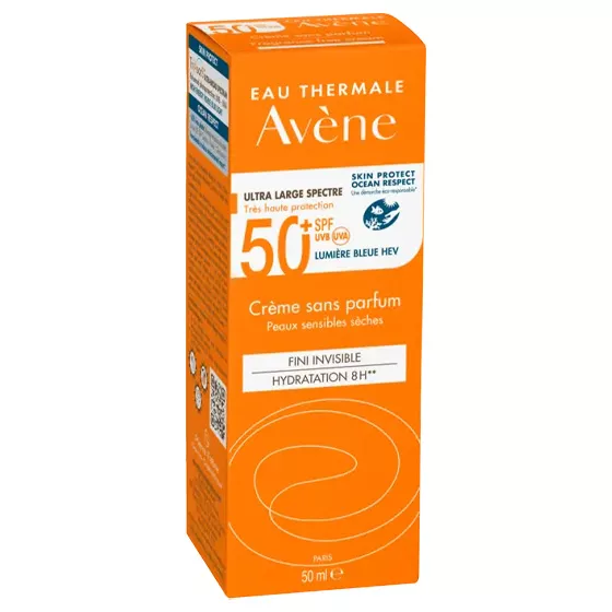 Avène Sunscreen Cream Unscented SPF50+ 50ml