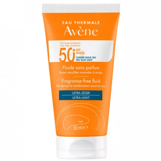 Avène Sun Fluid SPF50+ Without Perfume 50ml