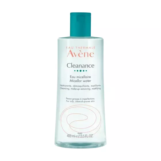 Avène Cleanance Micellar Water For Oily And Acne-Prone Skin. Pack of 400 ml