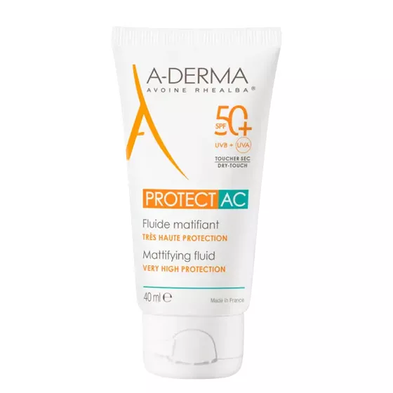 A-Derma Protect AC Mattifying Fluid Sunscreen SPF50+ 40ml