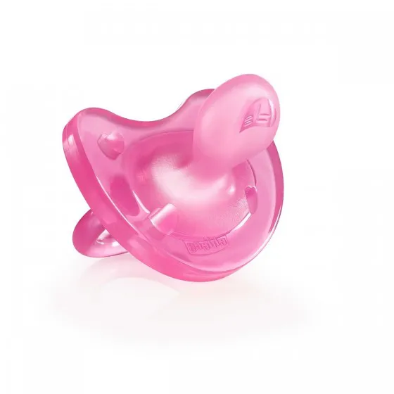 Chicco Soother Physio Soft Silicone Pink 0-6M