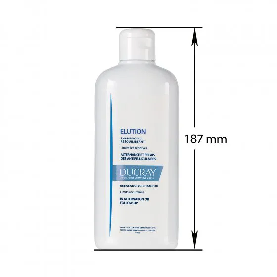 Rektangel Mælkehvid telt Ducray Elution Scalp Rebalancing Shampoo | Cosmetic2Go.com