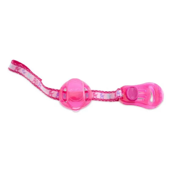 Chicco Dummy Protector Clip Pink