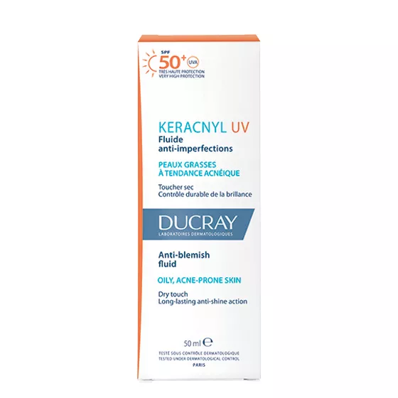 Ducray Keracnyl UV Fluid SPF50+ Anti-Imperfections 50ml