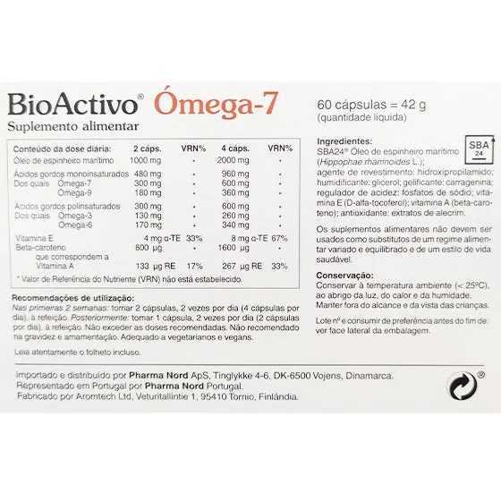 BioActivo Omega-7 x60 Capsules