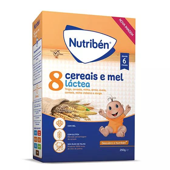 Nutribén Flours 8 Cereals and Milky Honey 250g