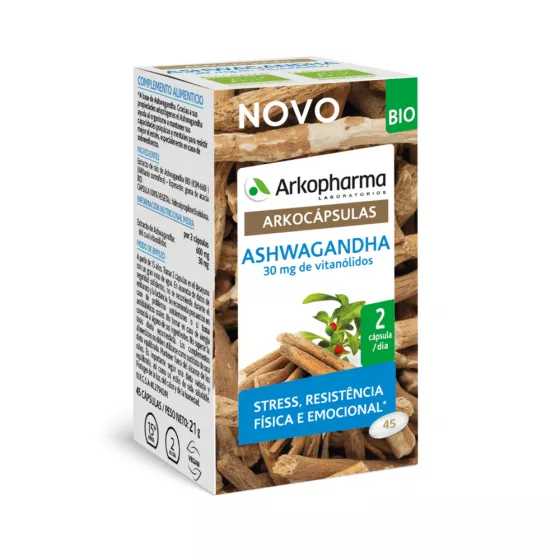 Arkopharma Arkocapsules Ashwagandha Bio 45 Capsules