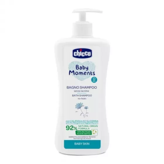 Chicco Baby Moments Hair and Body Shower Gel 500ml