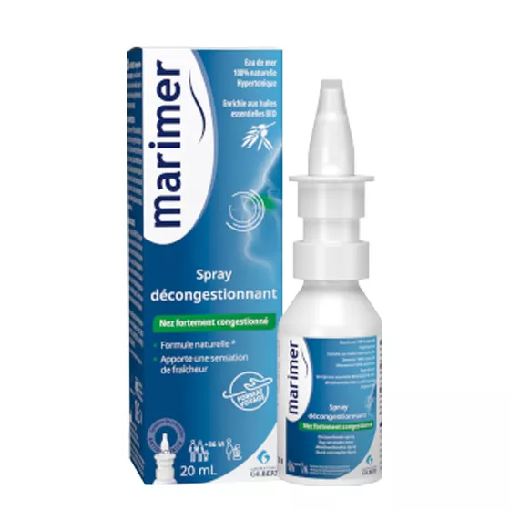 Marimer Spray Nasal Decongestant essential oils 20ml - Easypara