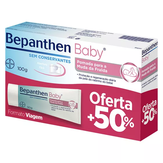 Bepanthene Baby Ointment Changing Diaper 100g + 50g