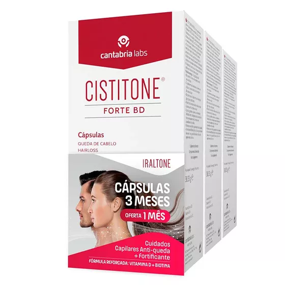 Cistitone Forte BD Trio Capsules 3 x60 Units with 3rd Pack OFFER