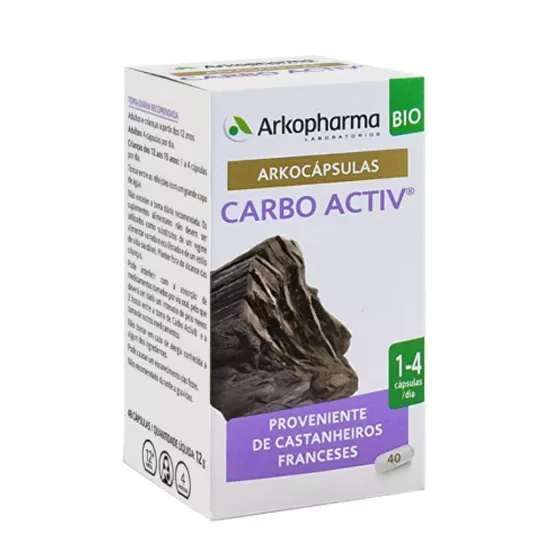 Arkocapsules Carbo Activ x40 Capsules