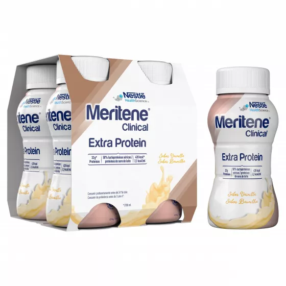 Nuevo Meritene® Clinical Extra Protein de Nestlé Health Science: una  fórmula innovadora, completa y con alta concentración proteica para  pacientes con elevadas necesidades nutricionales - Gaceta Médica