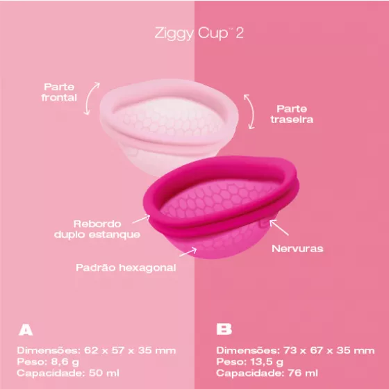 Intimina Ziggy Cup 2 Menstrual Cup Size B