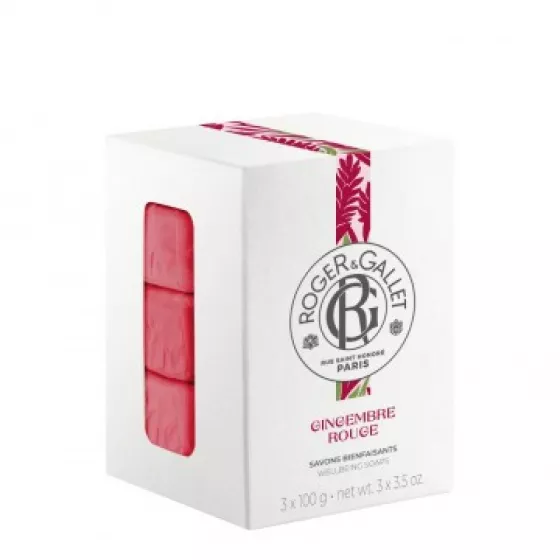 Roger   Gallet Gingembre Rouge Soaps 3x100g