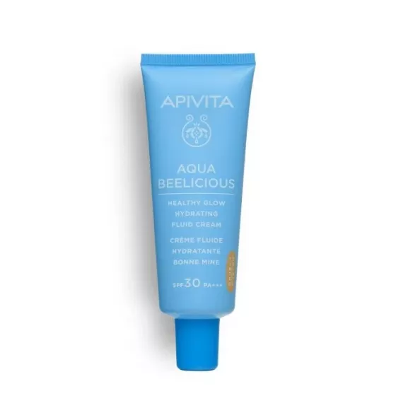Apivita Aqua Beelicious Tinted Moisturizing Fluid Cream SPS 30, 40ml