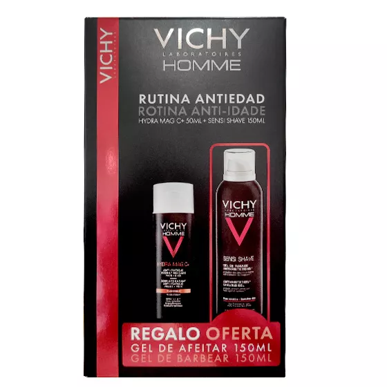 Vichy Homme Anti-Aging Routine Hydra Mag C+ 50ml + Sensi Shave 150ml
