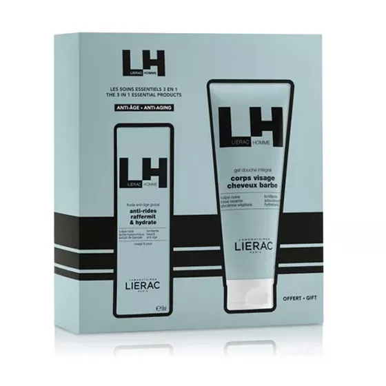 Lierac Homme Global Anti-Aging Fluid 50ml + Integral Shower Gel 200ml