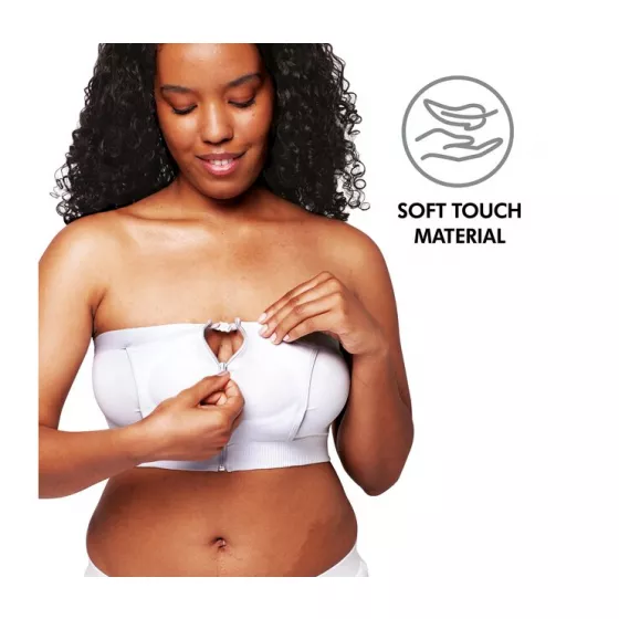 Medela Hands-Free Extraction Top, White, Size XL