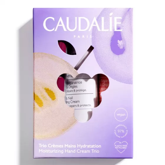 Caudalie Trio Moisturizing Hand Creams 3x 30ml