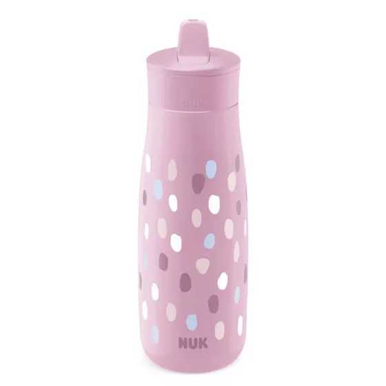 Nuk Mini-Me Flip Baby Bottle Pink 12m+ 450ml
