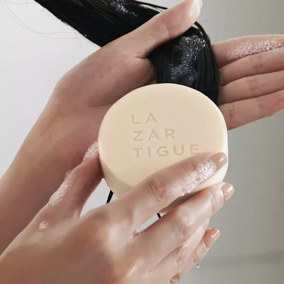 Lazartigue Solid Shampoo Set 75g + Soap Dish Box