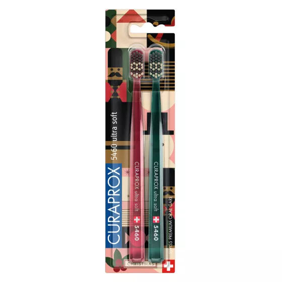 Curaprox Duo CS 5460 Ultra-Soft Christmas Edition Toothbrush