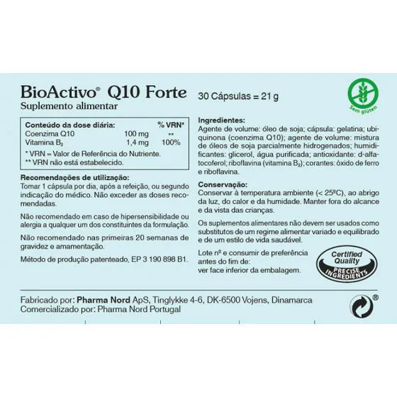 Bioactivo Q10 Strong Bioactive x30 Capsules