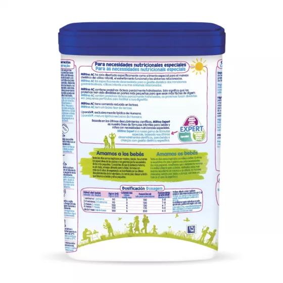 Militina Expert Leite AC 800g