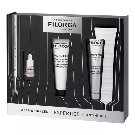 Filorga Expertise Anti-Wrinkle Gift Set - Sleep   Peel 40ml + Time Filler 5XP 30ml + NCEF-Shot 3ml