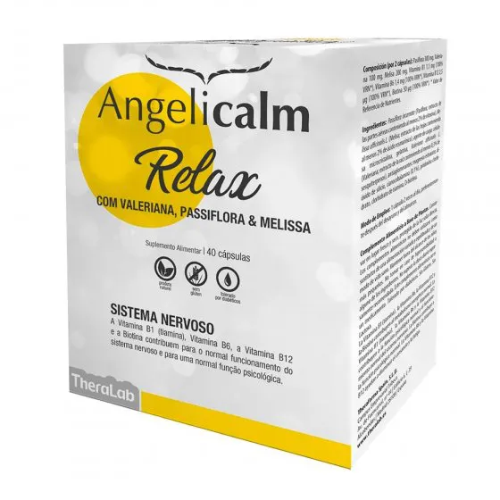 Uriach Theralab Angelicalm Relax 40 Capsules